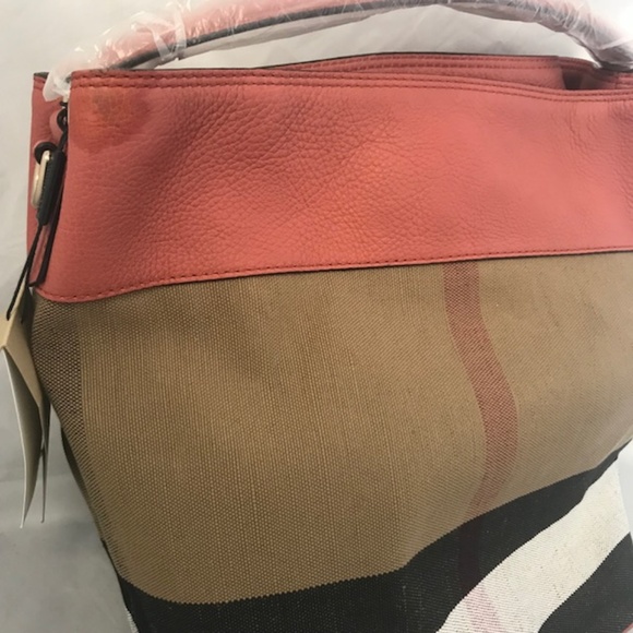 Burberry Grainy Canvas Ashby Tassel Cinnamon Red - Picture 3 of 8